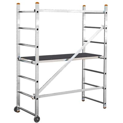Krause Kleingerüst mit Rollen Arbeitshöhe 3 m Krause Kleingerüst mit Rollen Arbeitshöhe 3 m