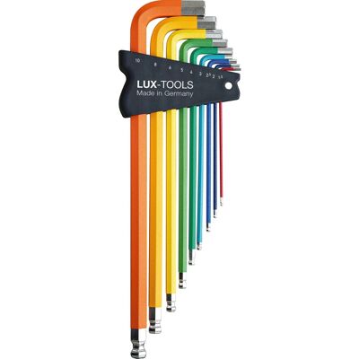 LUX-TOOLS Stiftschlüssel-Set 9-teilig Made in Germany LUX-TOOLS Stiftschlüssel-Set 9-teilig Made in Germany