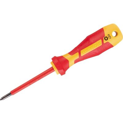 LUXTOOLS LUX-TOOLS VDE-Schraubendreher Professional PZ1 x 80 mm LUXTOOLS LUX-TOOLS VDE-Schraubendreher Professional PZ1 x 80 mm