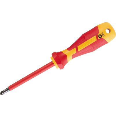 LUXTOOLS LUX-TOOLS VDE-Schraubendreher Professional PZ2 x 100 mm LUXTOOLS LUX-TOOLS VDE-Schraubendreher Professional PZ2 x 100 mm