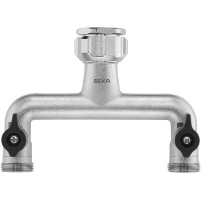 Geka Plus Zweiwegeventil Messing Cr Vertikal IG G3/4 Zoll+G1 Zoll 2 x AG G3/4 Zoll Geka Plus Zweiwegeventil Messing Cr Vertikal IG G3/4 Zoll+G1 Zoll 2 x AG G3/4 Zoll