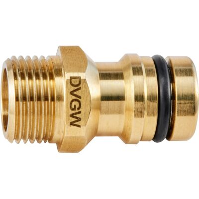 Geka plus-Gerätestecker Trinkwasser AG 19 mm (3/4 Zoll) Geka plus-Gerätestecker Trinkwasser AG 19 mm (3/4 Zoll)