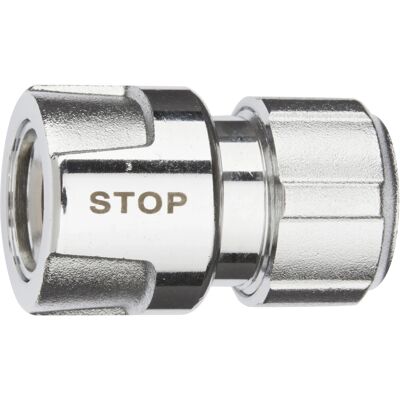 Geka plus-Schlauchstück Stecksystem 13 mm (1/2 Zoll) mit Wasserstopp Geka plus-Schlauchstück Stecksystem 13 mm (1/2 Zoll) mit Wasserstopp