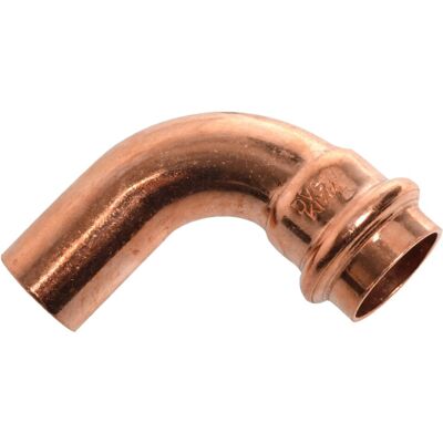 Kirchhoff CU-Bogen 90° 1 Muffe Blank 15 mm 10 Stück Kirchhoff CU-Bogen 90° 1 Muffe Blank 15 mm 10 Stück