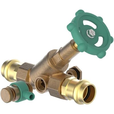 Kirchhoff Schrägsitzventil mit Entleerung 15 mm Kirchhoff Schrägsitzventil mit Entleerung 15 mm