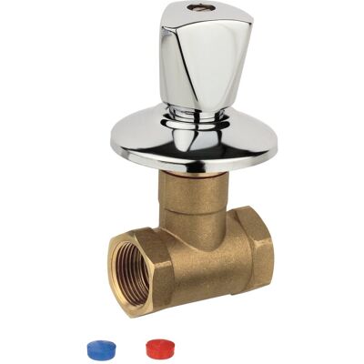 Kirchhoff UP-Ventil mit Rosette Chrom 24,2 mm (3/4 Zoll IG) Kirchhoff UP-Ventil mit Rosette Chrom 24,2 mm (3/4 Zoll IG)