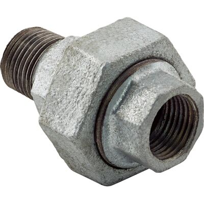 Fitting 18,6 mm (Rp 1/2) x 21 mm (R 1/2) Temperguss Fitting 18,6 mm (Rp 1/2) x 21 mm (R 1/2) Temperguss