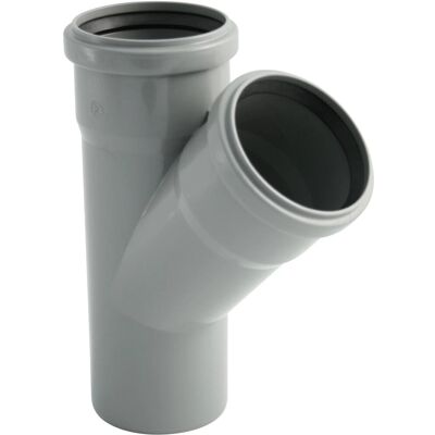 Marley HT-Einfachabzweig-Rohr 45 Grad DN 90/90 Marley HT-Einfachabzweig-Rohr 45 Grad DN 90/90
