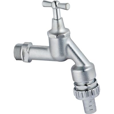 LUX-TOOLS Auslaufventil mit Rückflussverhinderer 18,6 mm (1/2 Zoll) LUX-TOOLS Auslaufventil mit Rückflussverhinderer 18,6 mm (1/2 Zoll)