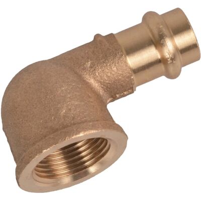 Kirchhoff RG-Winkel 90° 1 Muffe Blank 18 mm x 18,7 mm (1/2 Zoll IG) Kirchhoff RG-Winkel 90° 1 Muffe Blank 18 mm x 18,7 mm (1/2 Zoll IG)