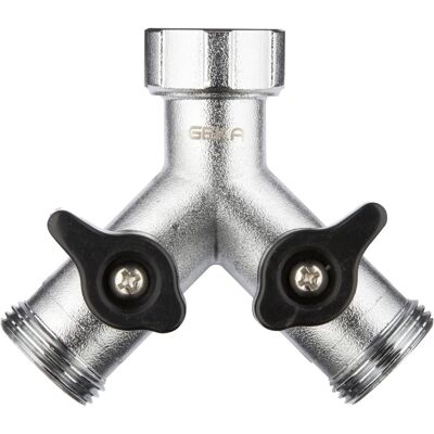 Geka plus-Zweiwegeventil Stecksystem IG 24,1 mm (3/4 Zoll) zu 2 AG 26,4 mm (3/4 Zoll) Geka plus-Zweiwegeventil Stecksystem IG 24,1 mm (3/4 Zoll) zu 2 AG 26,4 mm (3/4 Zoll)