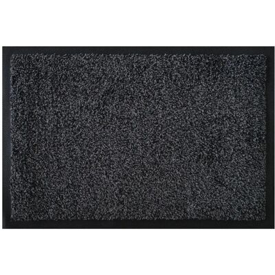 Floordirekt Schmutzfangmatte KARAT Fußmatte Waschbar Rutschfest Grau 40 x 60 cm Floordirekt Schmutzfangmatte KARAT Fußmatte Waschbar Rutschfest Grau 40 x 60 cm