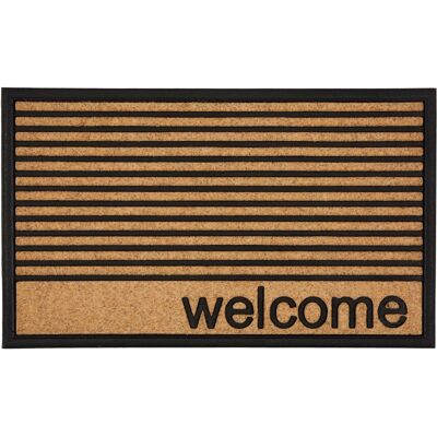 Astra Türmatte Border Graphic Welcome Streifen ca. 45 cm x 75 cm Natur Astra Türmatte Border Graphic Welcome Streifen ca. 45 cm x 75 cm Natur