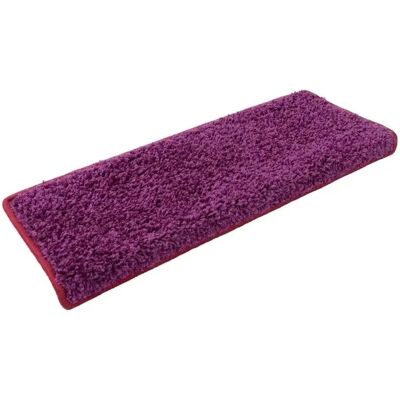 KARAT Shaggy Stufenmatte Barcelona Rechteckig 23,5 x 65 cm Berry KARAT Shaggy Stufenmatte Barcelona Rechteckig 23,5 x 65 cm Berry