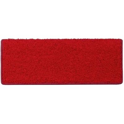 KARAT Shaggy Stufenmatte Sphinx Hochflor Rot 23,5 x 65 cm Rechteckig KARAT Shaggy Stufenmatte Sphinx Hochflor Rot 23,5 x 65 cm Rechteckig