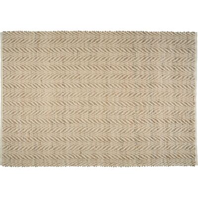 Jute-Baumwoll Teppich Ancient Secrets Natur 120 x 180 cm Jute-Baumwoll Teppich Ancient Secrets Natur 120 x 180 cm