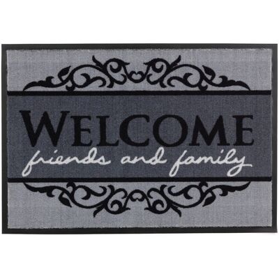 ASTRA-Kollektion Sauberlaufmatte Homelike Welcome Grau 40 cm x 60 cm ASTRA-Kollektion Sauberlaufmatte Homelike Welcome Grau 40 cm x 60 cm