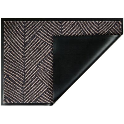 Schöner Wohnen Fußmatte Bellevue Striche 67 cm x 100 cm Anthrazit Schöner Wohnen Fußmatte Bellevue Striche 67 cm x 100 cm Anthrazit