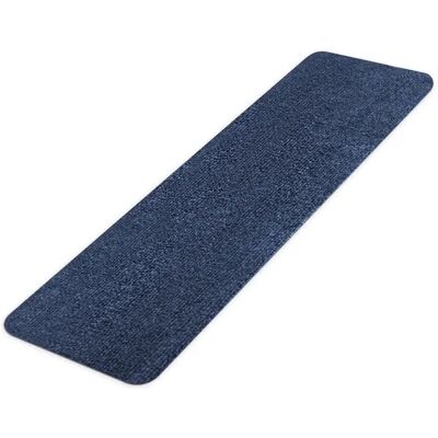 KARAT Stufenmatte Leipzig Selbstklebend Blau Rechteckig Ohne Lippe 21 x 65 cm KARAT Stufenmatte Leipzig Selbstklebend Blau Rechteckig Ohne Lippe 21 x 65 cm