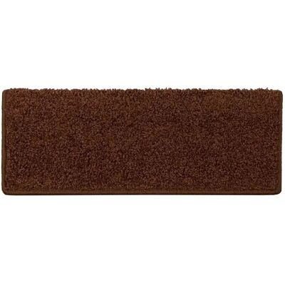 KARAT Shaggy Stufenmatte Sphinx Hochflor Braun 23,5 x 65 cm Rechteckig KARAT Shaggy Stufenmatte Sphinx Hochflor Braun 23,5 x 65 cm Rechteckig