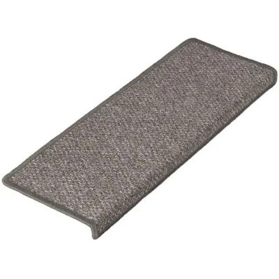 KARAT Stufenmatte Ponto Pflegeleicht Grau 23,5 x 65 cm Rechteckig KARAT Stufenmatte Ponto Pflegeleicht Grau 23,5 x 65 cm Rechteckig