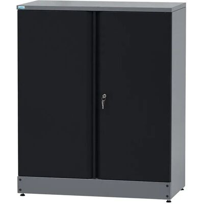 Küpper Materialschrank mit 2 Türen 10 Schubladen 110 cm Schwarz Küpper Materialschrank mit 2 Türen 10 Schubladen 110 cm Schwarz