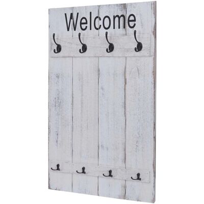 MCW Wandgarderobe C89 Welcome Shabby Weiß Shabby MCW Wandgarderobe C89 Welcome Shabby Weiß Shabby