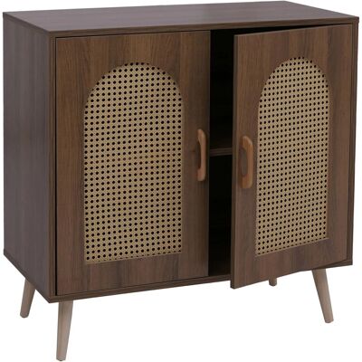 MCW Kommode P51 Poly-Rattan MDF Melamin 79x80x40cm Braun MCW Kommode P51 Poly-Rattan MDF Melamin 79x80x40cm Braun