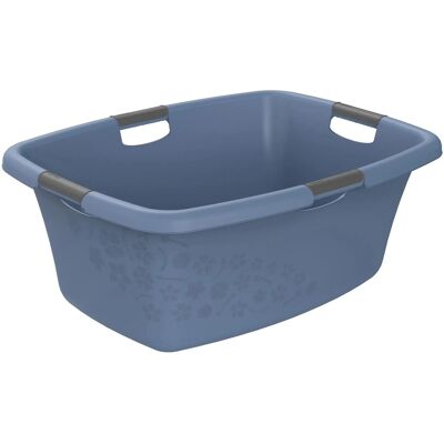 Rotho 50L Blaue Blumen Wäschekorb - Wäschekorb Rotho 50L Blaue Blumen Wäschekorb - Wäschekorb