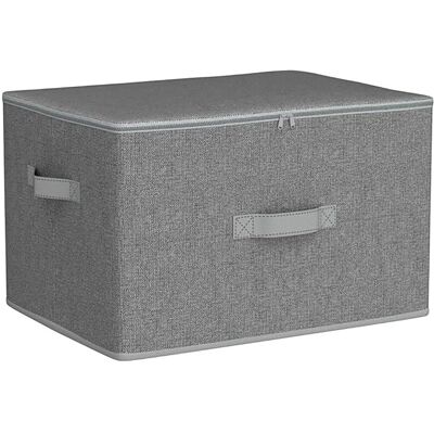 Songmics Aufbewahrungsbox-Set Rylan 40 x 30 x 25 cm Grau 3-teilig Songmics Aufbewahrungsbox-Set Rylan 40 x 30 x 25 cm Grau 3-teilig