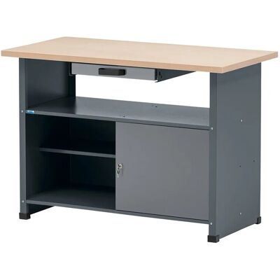 Küpper Werkbank-Spar-Set 3-Türig 204 x 120 x 60 cm Hellgrau-Anthrazitgrau Küpper Werkbank-Spar-Set 3-Türig 204 x 120 x 60 cm Hellgrau-Anthrazitgrau