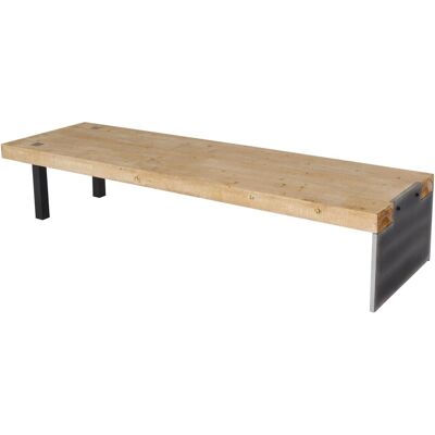 MCW Lowboard L75 Industrial Massiv-Holz 40x200x60cm MCW Lowboard L75 Industrial Massiv-Holz 40x200x60cm
