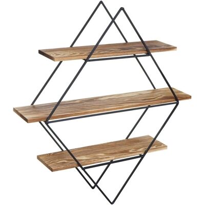MCW Wandregal A80 60x55x12cm Braun MCW Wandregal A80 60x55x12cm Braun
