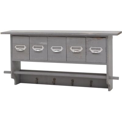 MCW Küchenregal C49 5 Schubladen Shabby Look Grau MCW Küchenregal C49 5 Schubladen Shabby Look Grau
