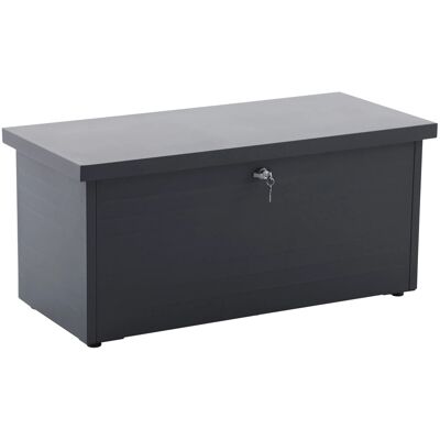 Aufbewahrungsbox aus Stahl mit Sitzkissen 101 x 46 x 45 cm Aufbewahrungsbox aus Stahl mit Sitzkissen 101 x 46 x 45 cm