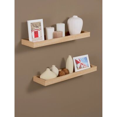 Wandregal Sonoma Eiche Holznachbildung 40 cm x 15 cm Wandregal Sonoma Eiche Holznachbildung 40 cm x 15 cm