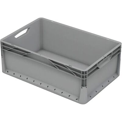 EuroboxSystem Eurobox-System Box Vollwand 22 cm x 40 cm x 60 cm Grau EuroboxSystem Eurobox-System Box Vollwand 22 cm x 40 cm x 60 cm Grau