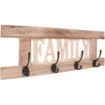 MCW Wandgarderobe C60 Family Shabby-Look Naturbraun MCW Wandgarderobe C60 Family Shabby-Look Naturbraun