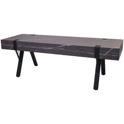 MCW TV-Rack L54 Metall 42x120x40cm Marmor-Optik Grau MCW TV-Rack L54 Metall 42x120x40cm Marmor-Optik Grau