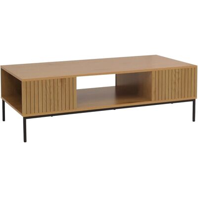 MCW TV-Rack O39 Melamin MDF 39x120x60cm Natur MCW TV-Rack O39 Melamin MDF 39x120x60cm Natur