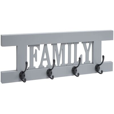 MCW Wandgarderobe C60 Family Shabby-Look Grau-Blau MCW Wandgarderobe C60 Family Shabby-Look Grau-Blau