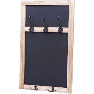 MCW Wandgarderobe C51 mit Kreidetafel Naturbraun MCW Wandgarderobe C51 mit Kreidetafel Naturbraun