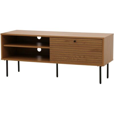 MCW TV-Rack N78 Skandinavischer Stil Metall Holz Melamin 50x120x40cm Natur MCW TV-Rack N78 Skandinavischer Stil Metall Holz Melamin 50x120x40cm Natur