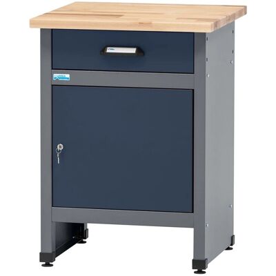 Küpper Werkbank Eintürig mit 1 Schublade 84 x 60 x 60 cm Dunkelblau Küpper Werkbank Eintürig mit 1 Schublade 84 x 60 x 60 cm Dunkelblau
