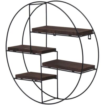 MCW Wandregal K76 45x45x11cm Dunkelbraun MCW Wandregal K76 45x45x11cm Dunkelbraun
