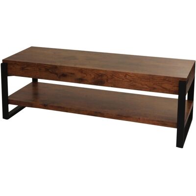MCW TV-Rack L53 Metall 42x120x44cm Dunkle Wildeiche MCW TV-Rack L53 Metall 42x120x44cm Dunkle Wildeiche