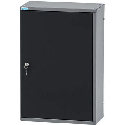 Küpper Hängeschrank Eintürig mit 18 Sichtboxen 60 x 40 x 20 cm Schwarz-Hellgrau Küpper Hängeschrank Eintürig mit 18 Sichtboxen 60 x 40 x 20 cm Schwarz-Hellgrau