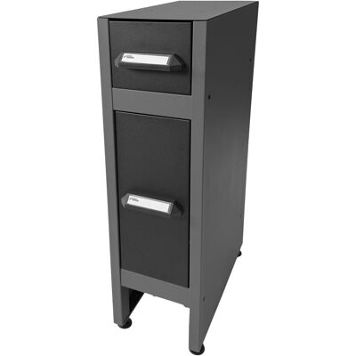 Küpper Einbauschrank mit 2 Schubladen 79,5 x 23 x 47,5 cm Schwarz-Hellgrau Küpper Einbauschrank mit 2 Schubladen 79,5 x 23 x 47,5 cm Schwarz-Hellgrau