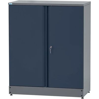 Küpper Materialschrank mit 2 Türen 10 Schubladen 110 cm Dunkelblau Küpper Materialschrank mit 2 Türen 10 Schubladen 110 cm Dunkelblau