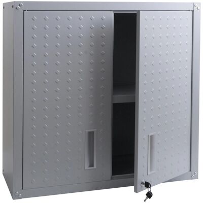 MCW Hängeschrank O52 Abschließbar Stahl 77x77x31cm Hellgrau MCW Hängeschrank O52 Abschließbar Stahl 77x77x31cm Hellgrau